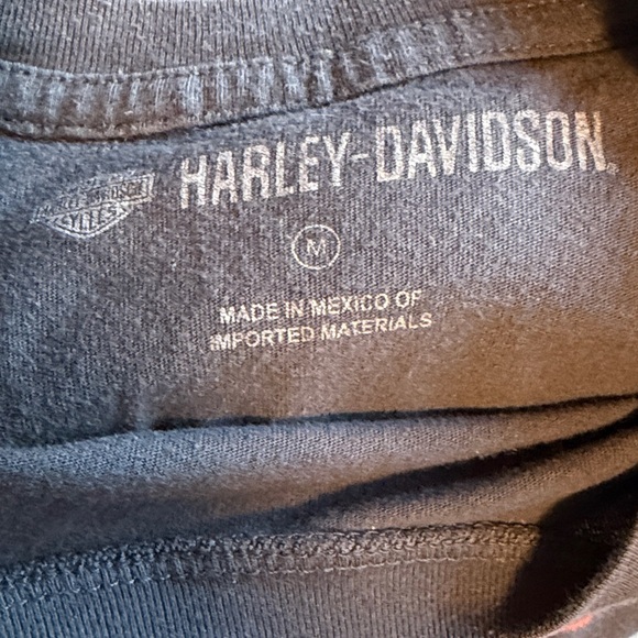 Harley-Davidson Charcoal Tee with Logo - Picture 4 of 4